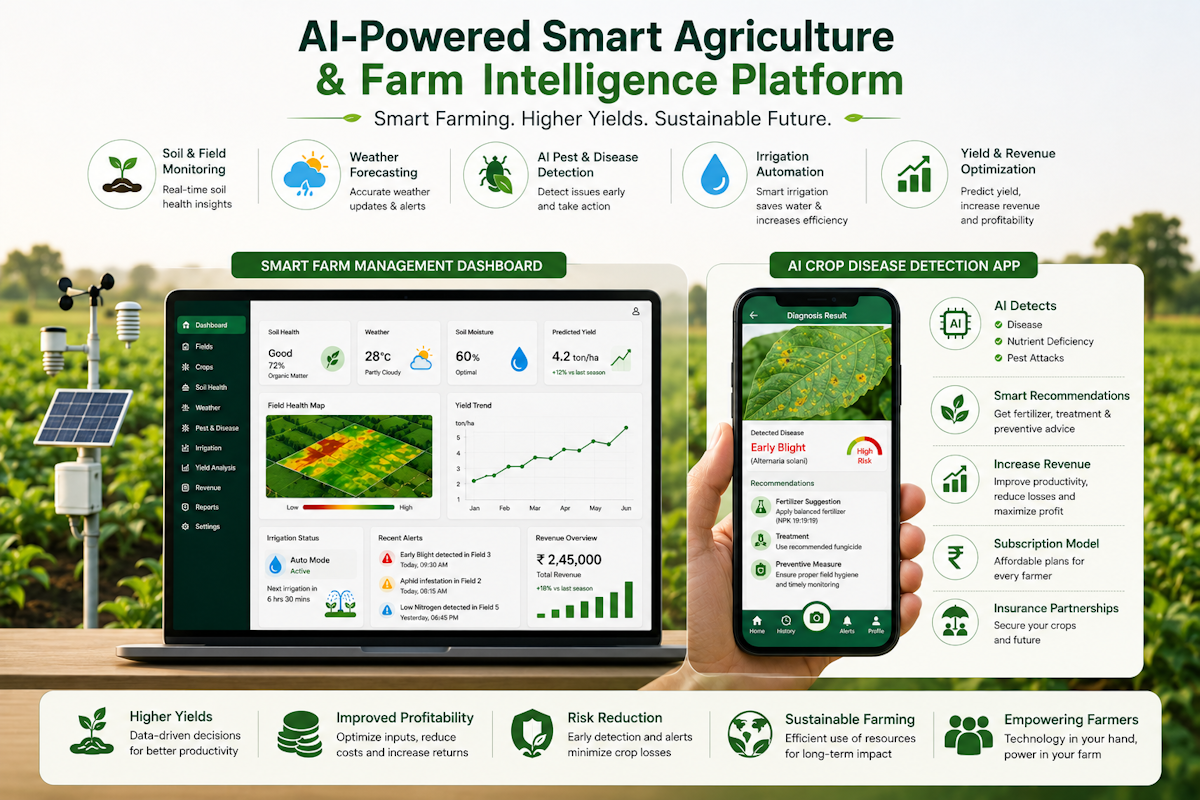 AI-powered smart agriculture platform